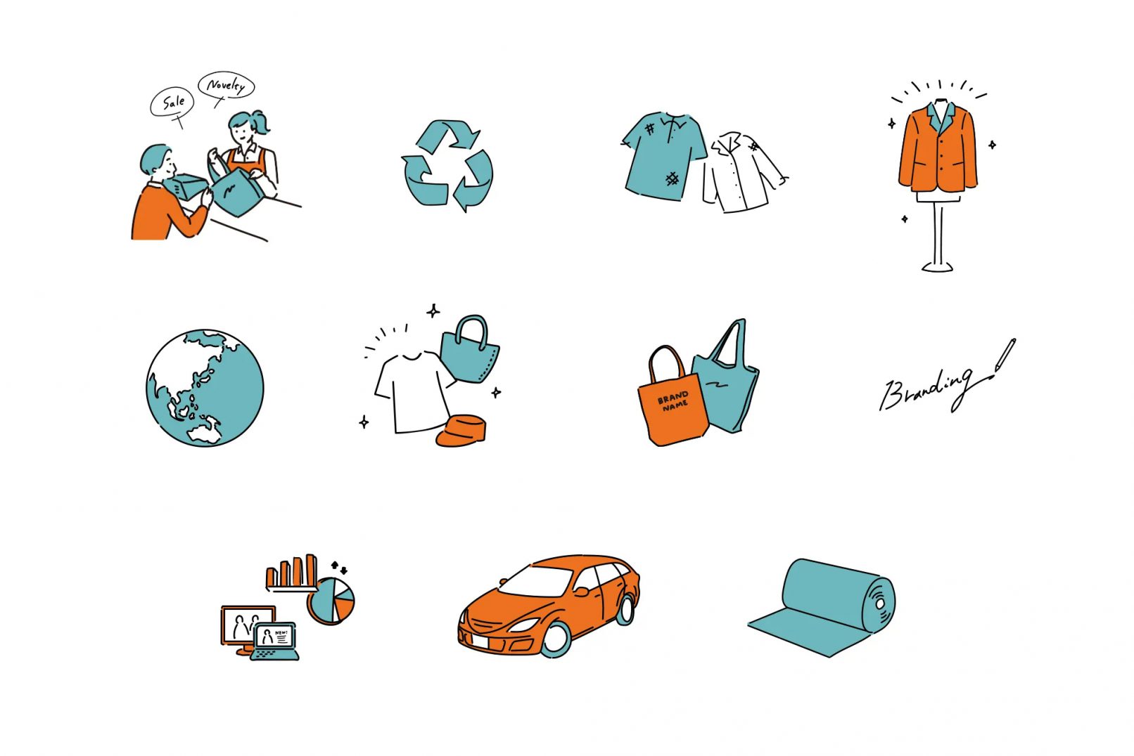 全日本制服委員会　イラスト