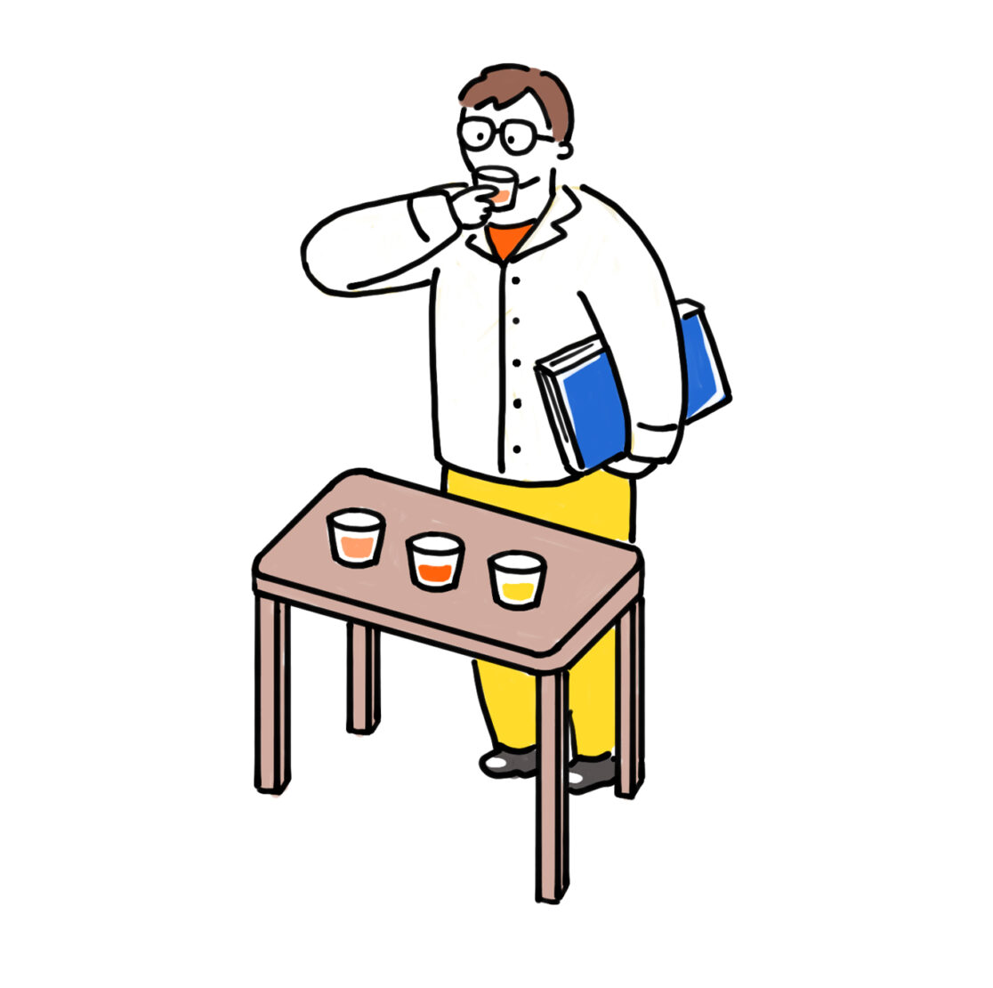 すかいらーくグループ フレキシブルインターンシップ イラスト